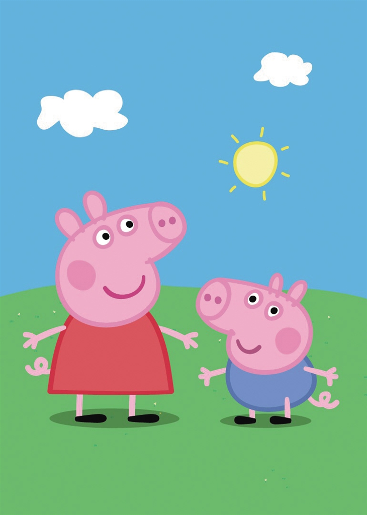 一件简简单单印有动画片主角粉红小猪卡通图案的t恤,都能迅速蹿红.