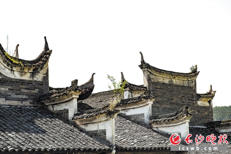 江口陈家祠堂屋檐