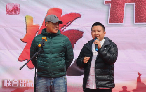 焦晓雨导演执导红色革命传奇电影《猎枪》在河南泌阳角子山开机
