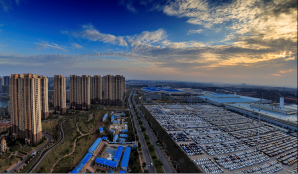 株洲天元区栗雨工业园一隅。 （图赵凯摄）