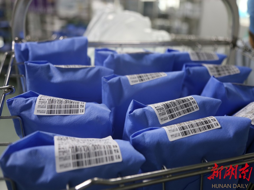 打上标签的消毒器械