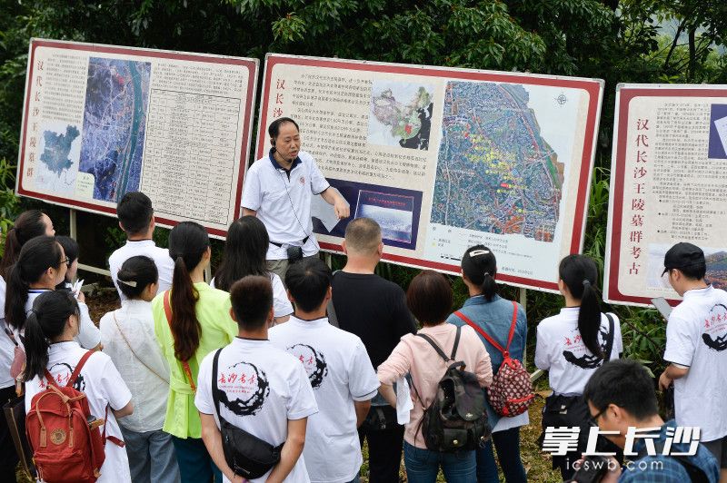 汉长沙国考古遗址工地向公众开放。图片均为长沙晚报全媒体记者 邹麟 摄