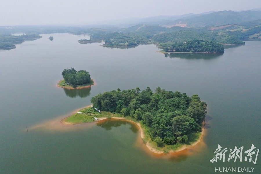 简阳市三岔湖景区.