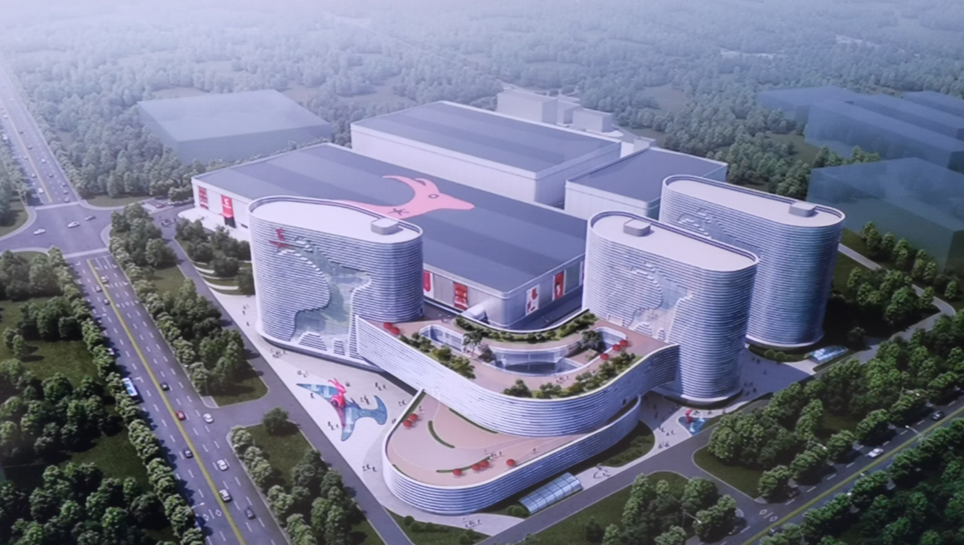 水羊智能制造基地效果图