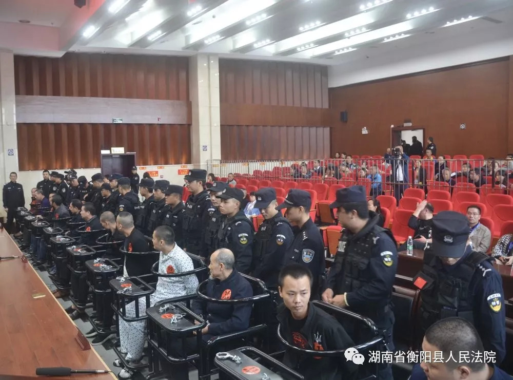 衡阳县人民法院公开开庭审理一起恶势力犯罪案件