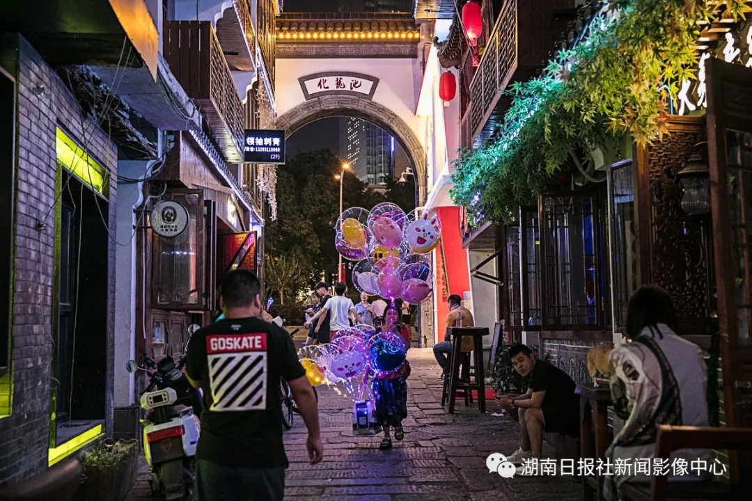 化龙池,长沙夜色下的风情万种