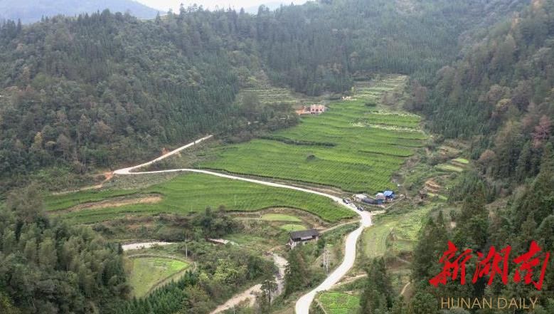 "西威公路硬化过程中,城步西岩镇公路管理站站长郭绍武一心扑在工地上