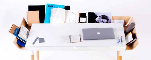 7款懂得收纳的办公桌设计提升安全感