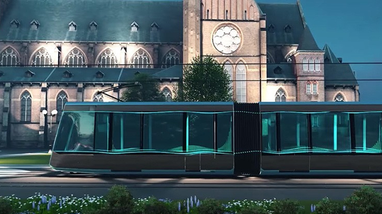 一个可移动的建筑作品——欧洲城市的未来电车概念设计