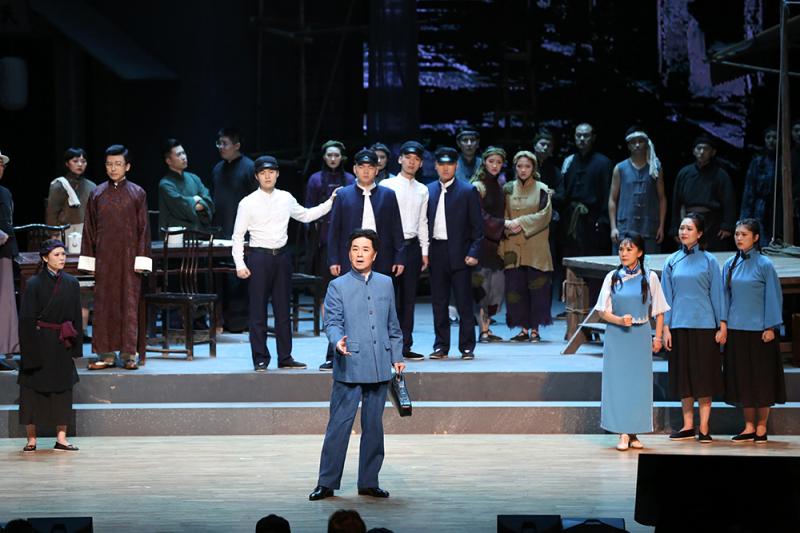 上海音乐学院原创歌剧《贺绿汀》在邵阳首演
