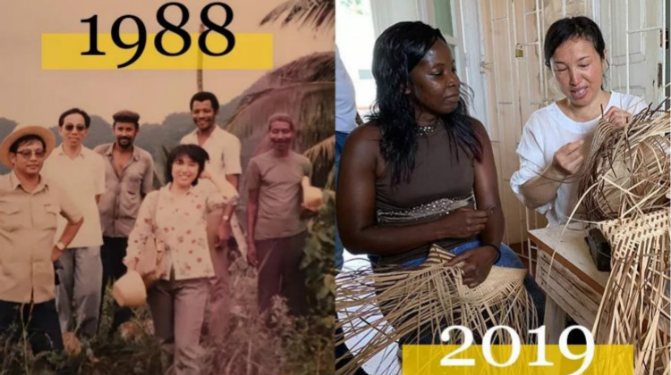 草编，让她和非洲“交织”了31年