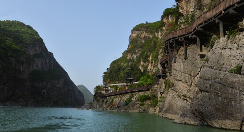 古今六道彙集於一峽 廣元明月峽古棧道見證千年歲月嬗遞