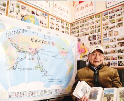 长沙八旬老顽童 周游五大洲22国