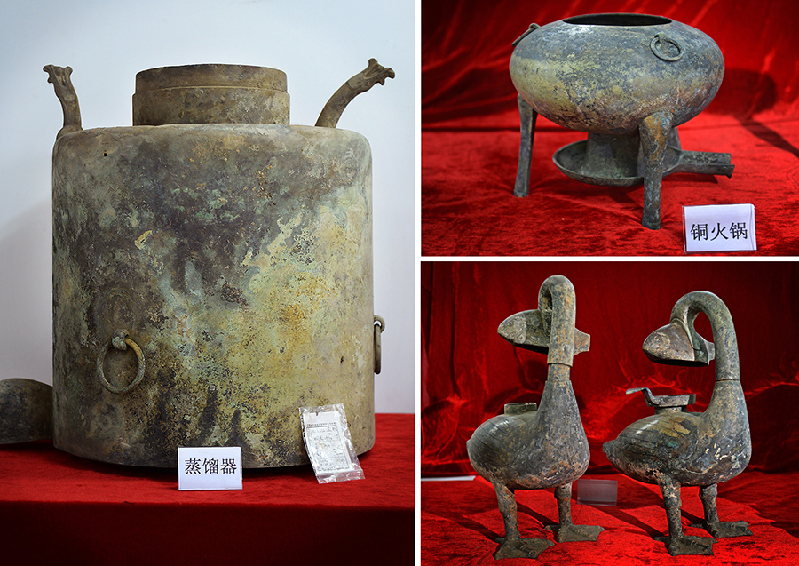 海昏侯墓迄今出土文物1万余件(套),包括青铜器,金银器,铁器,玉器