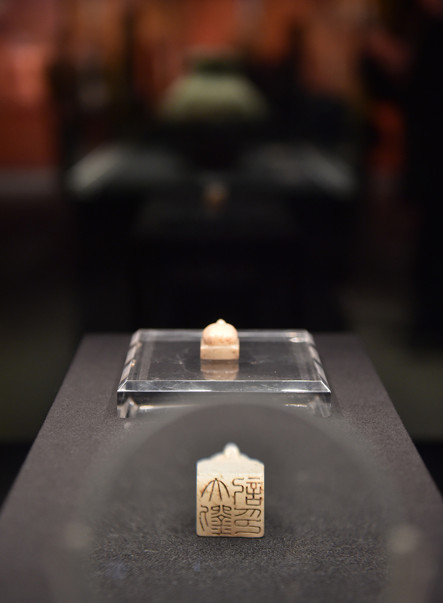 汉代海昏侯墓441组件文物亮相首都博物馆