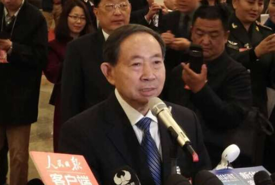 部长通道上接受采访的部长们