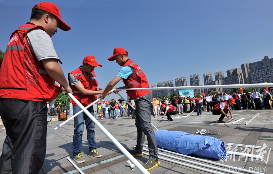 湖南举行减灾防灾日集中宣传活动