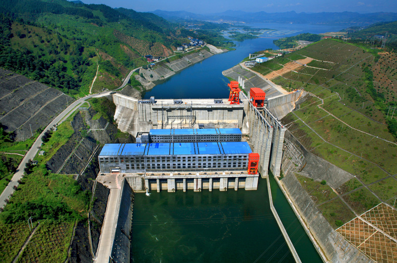 丰碑--托口水电站建设