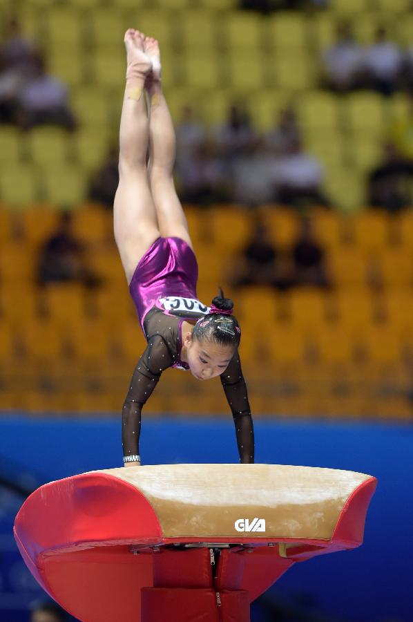 (女子跳马运动 资料图)