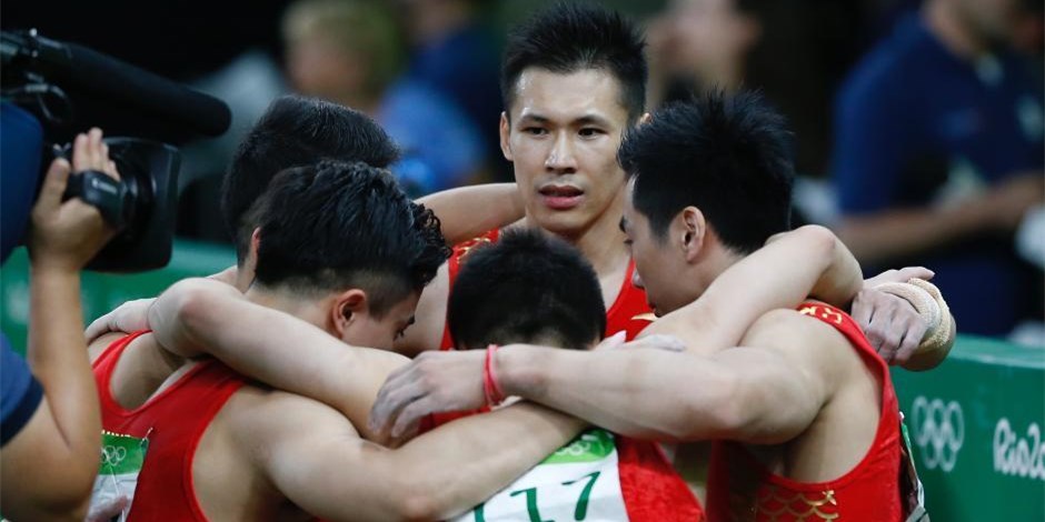中国队获得里约奥运体操男团季军 无缘三连冠
