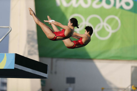 陈若琳刘蕙瑕夺双人10米台金牌 实现奥运五连冠