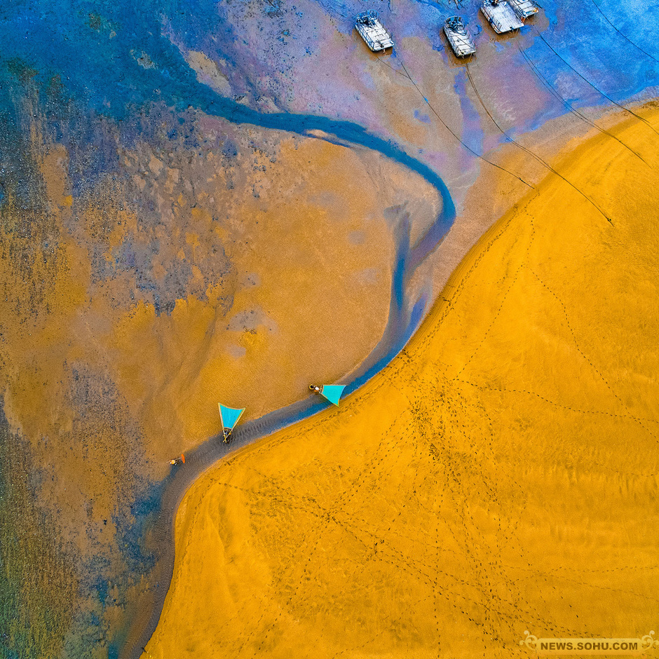 中国首届无人机拍摄获奖作品