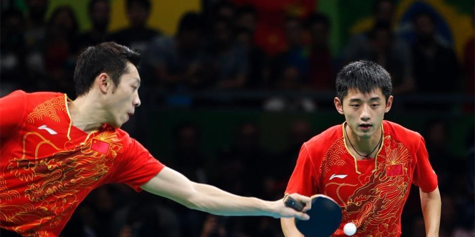 男乒团体决赛 中国队战胜日本队获得冠军