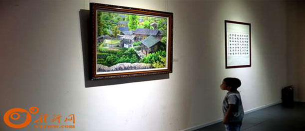 “一个农民的耕读情怀”——彭勃诗书画晋京展在中国书法展览馆开展
