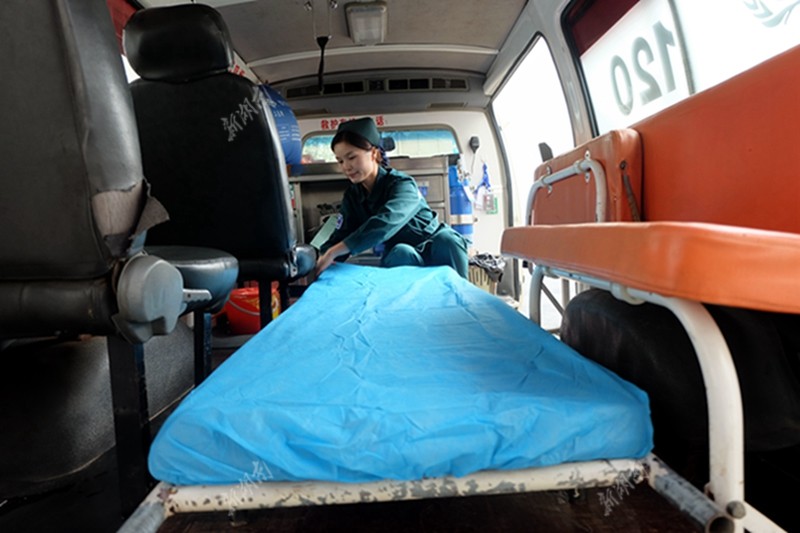 120急救中心女护士的国庆第一岗