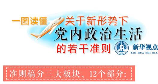 一图读懂关于新形势下党内政治生活的若干准则