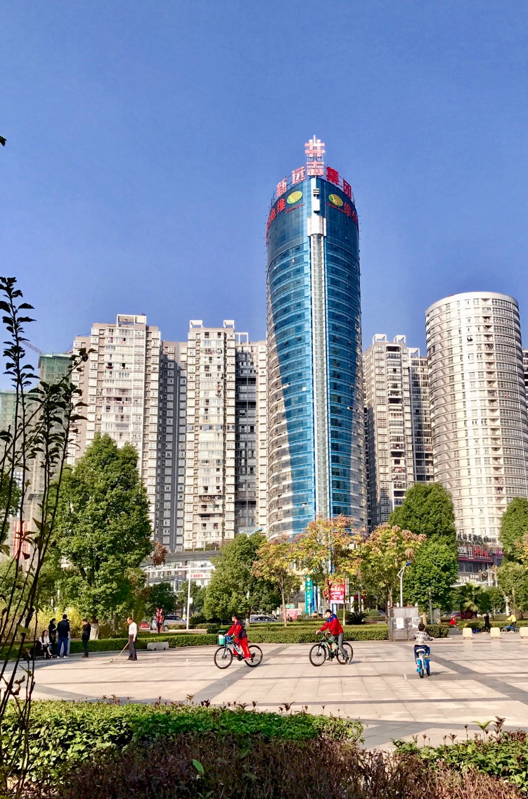 美丽的永州滨江广场