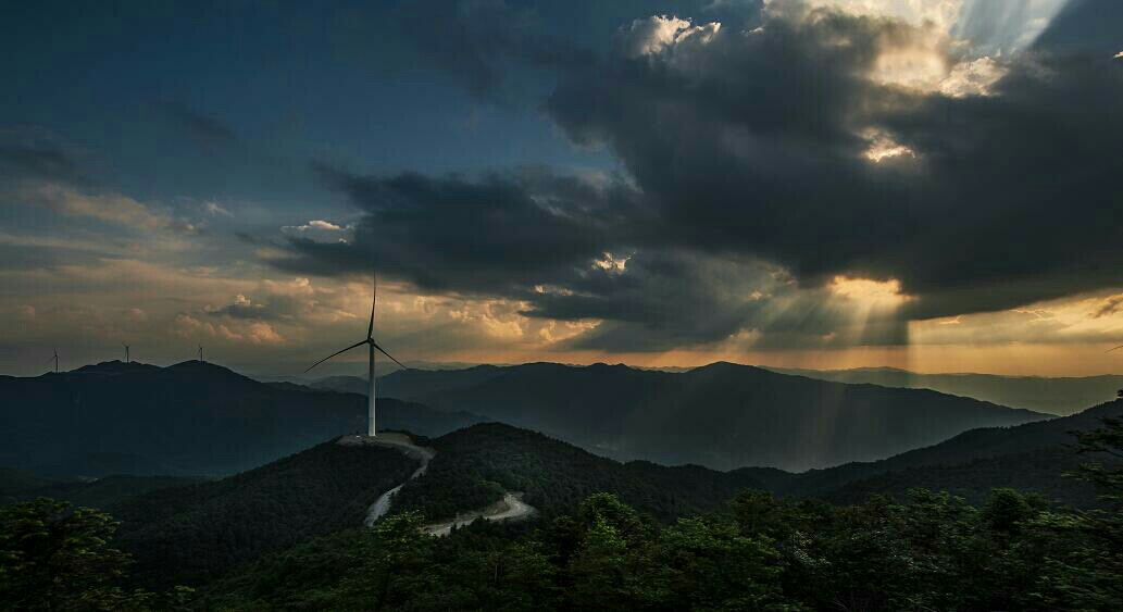 古台山风电塔