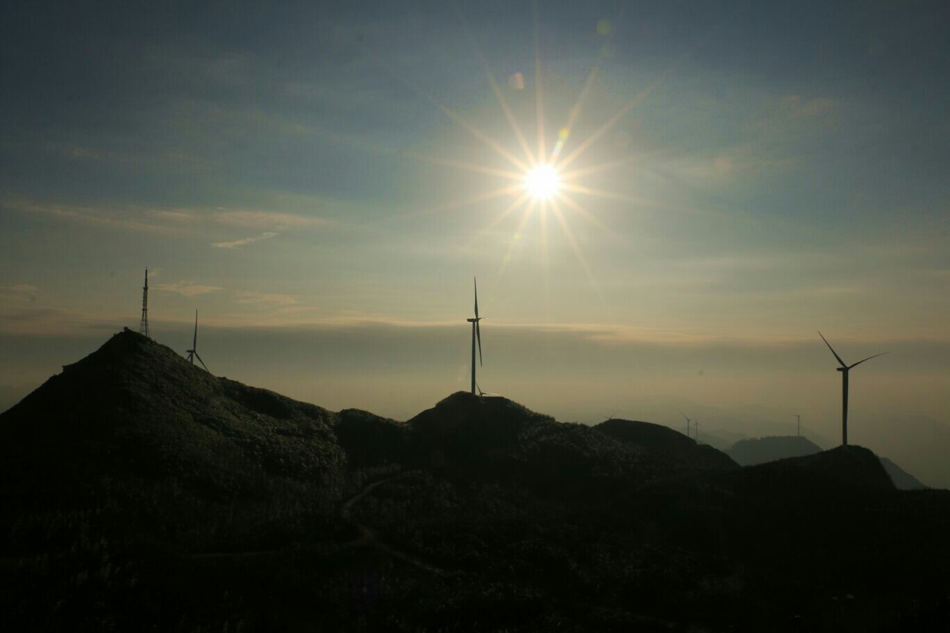 冬日羊峰山