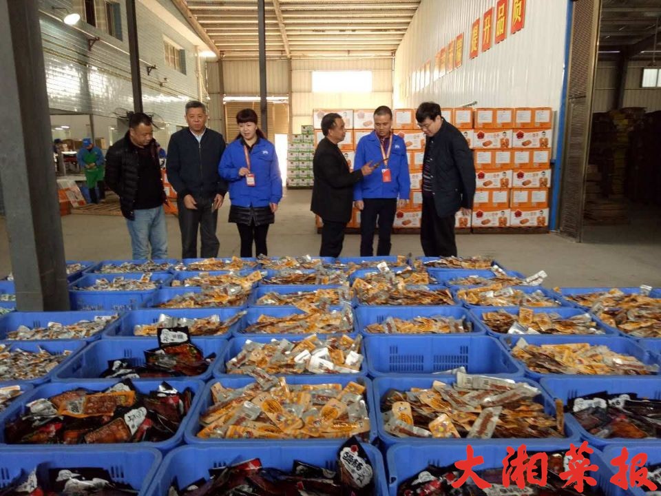 中国食品工业协会调研“卤菜之都”武冈
