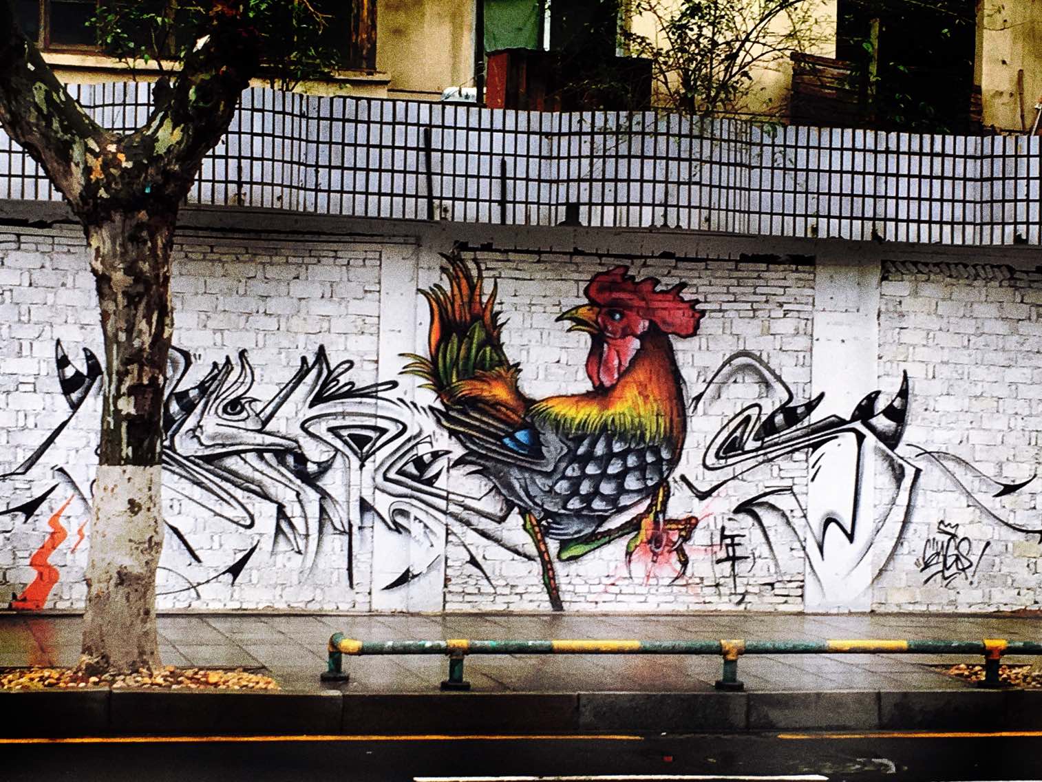 街头艺术——墙绘 (汪莉摄于长沙市建设路)