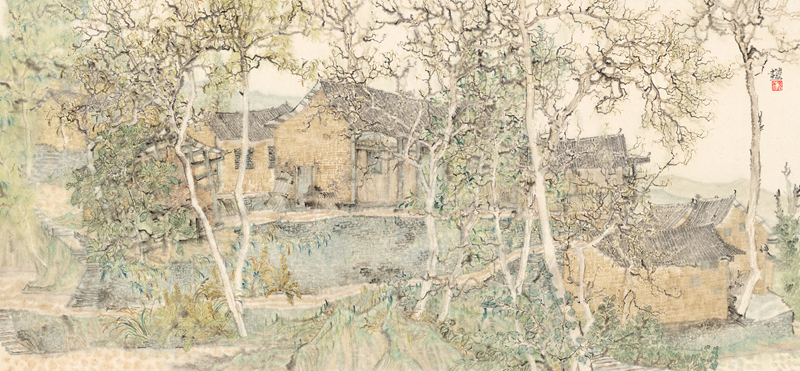 浪漫湘西,细语田园丨付红写生作品展明日开幕 - 据点 - 新湖南