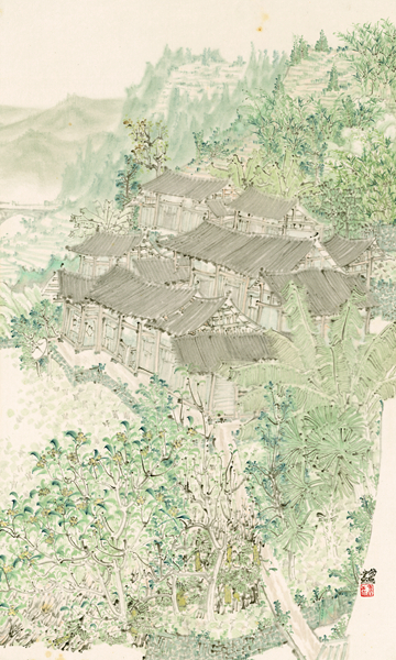 浪漫湘西,细语田园丨付红写生作品展明日开幕-新湖南