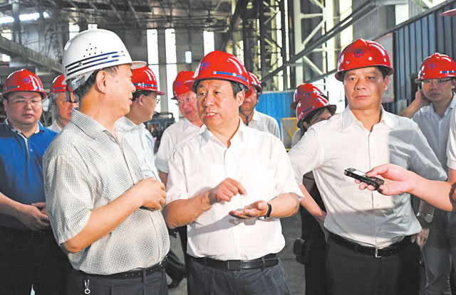 许达哲来娄调研：提高发展质量和效益 统筹打好“三大战役”