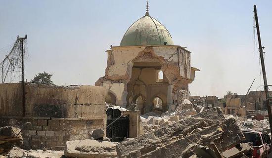叙利亚清真寺被炸图片