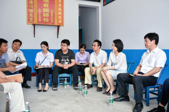 湖南省慈善总会,长沙银行赴平江县调研"快乐学堂百千万工程"