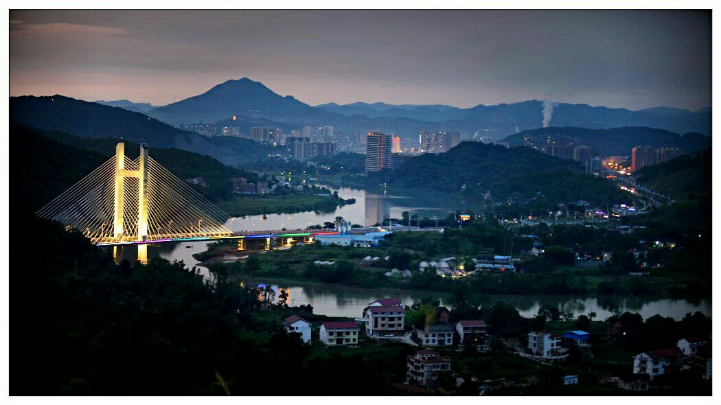 冷水江夜景图片