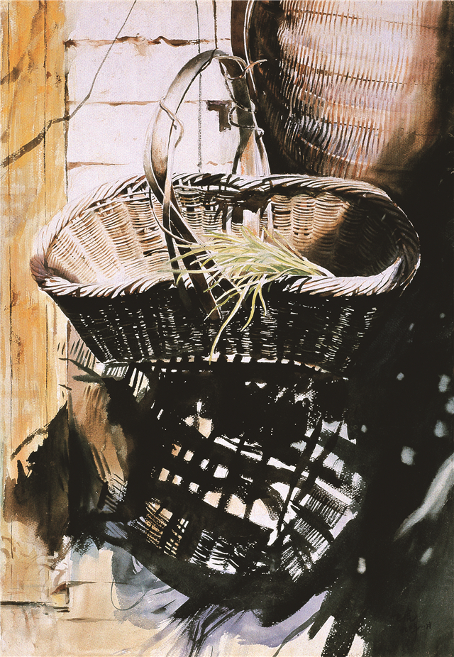 悦图丨陈飞虎作品老家的菜篮一
