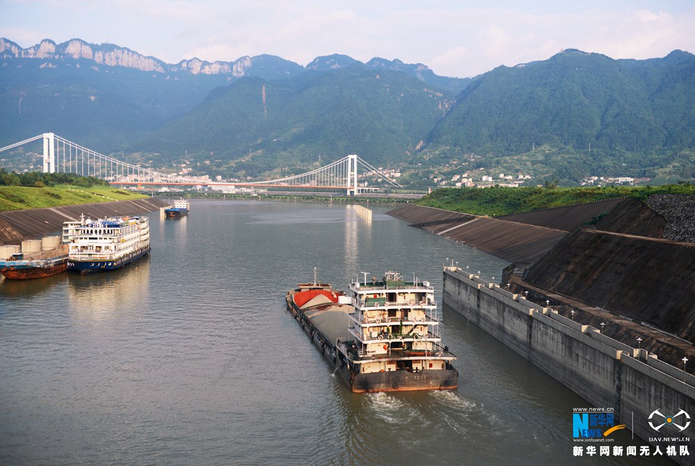 航拍世界第一大水电工程——三峡大坝