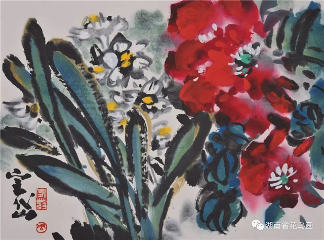 周宗岱   盛放   33cm×43cm