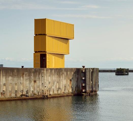 丹麦海尔斯考水上运动中心，跳水塔成就标志建筑