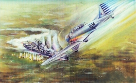 望城人陈锡纯与“沈光耀”一起驾机撞向日舰