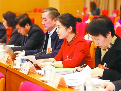 湖南代表团举行第八次全体会议 审议监察法草案