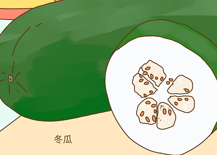(图片来源于网络)性凉味甘淡,怀孕恶阻属胃热者,宜用冬瓜煨食,有清热