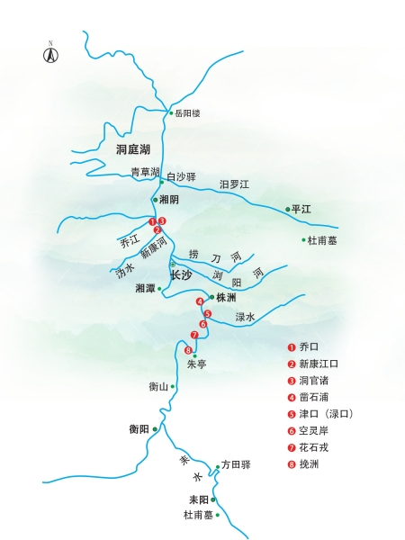 湘江 路线图图片