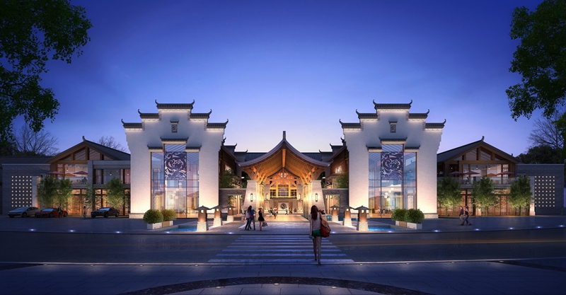 (衡阳梦东方旅游度假区效果图)